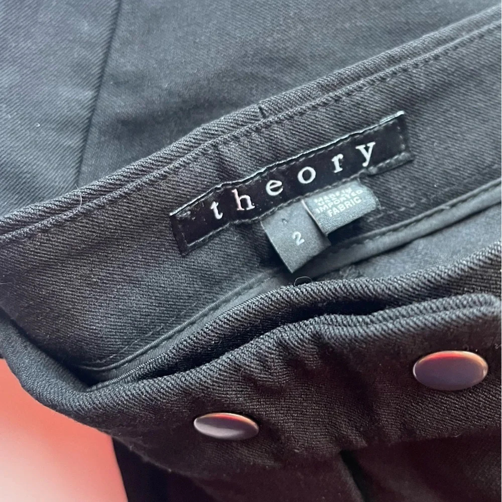 Theory Adalwen Jetty Black Slacks - image 5